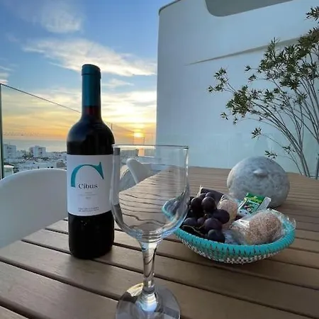 아파트 Nubes - Atico Premium Terraza Jacuzzi Y Parking 타리파